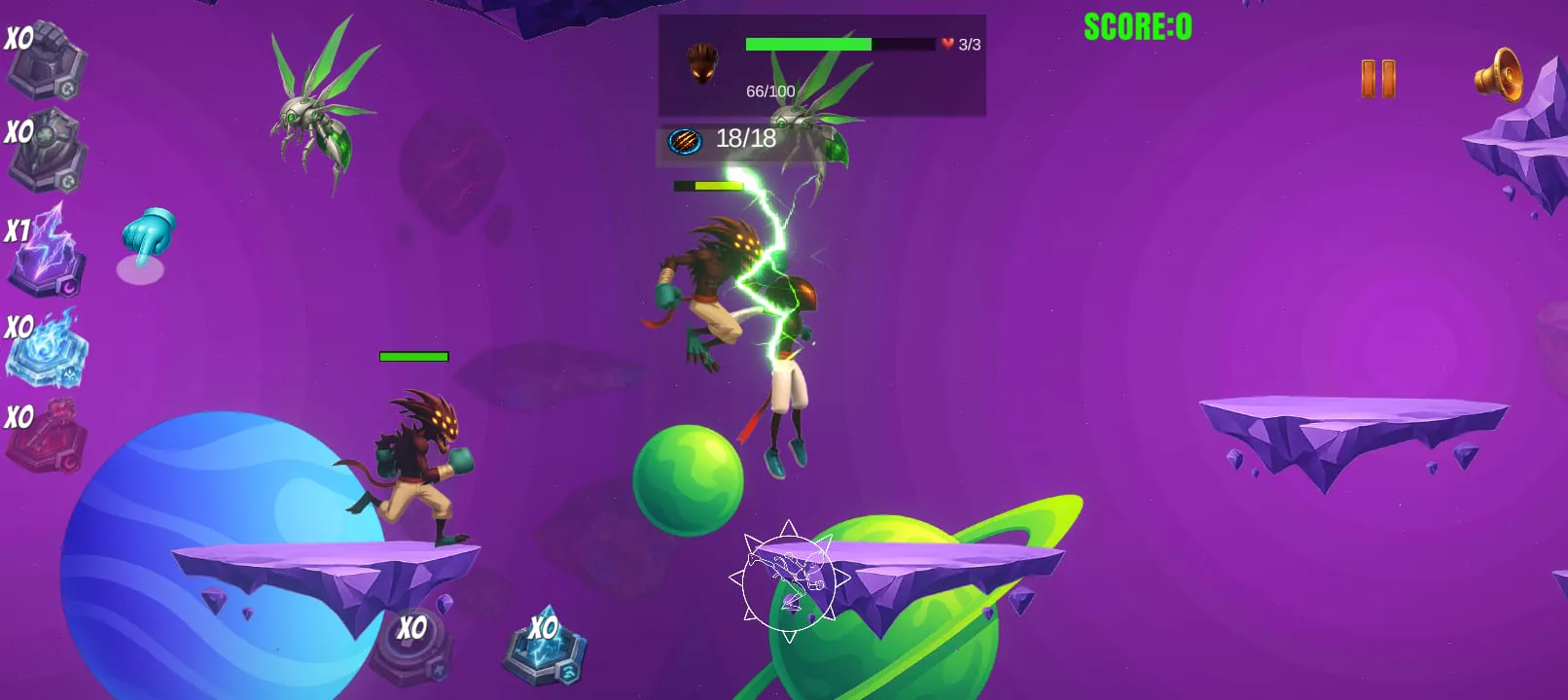Galactic Warrior — capture de gameplay 16